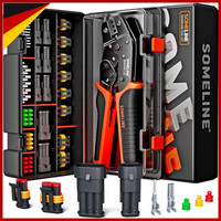 Crimpzange Kfz Stecker Wasserdicht Set 0,34-2,5 Mm² Mit Steckverbindern FüR