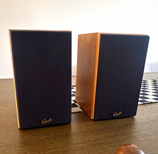 Gale GS3010S Bookshelf Speakers Pair Beech British Hi-Fi Stereo Used