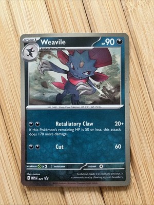 Weavile (Cosmos Holo) 021 Me: Mega Evolution Promo Holo