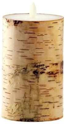 Kameyama Candle House Luminara Birch Pillar 3.5×6 LUMINARA Realistic LED Candle