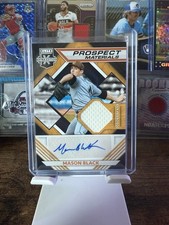 2021 Panini Elite Extra Mason Black Prospect Materials Rookie Patch Auto