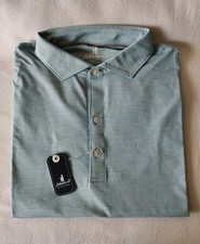 NWT MEDIUM Johnnie-O Featherweight Huronn Polo MSRP 98