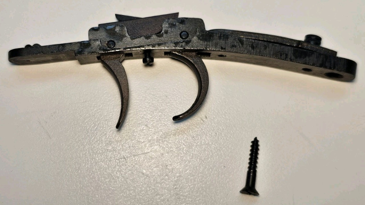 T/C Hawken Sidelock Muzzleloader Double Trigger Assembly Group (17)