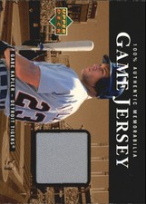 2000 Upper Deck Game Jersey #GK Gabe Kapler HR1 Jersey Card