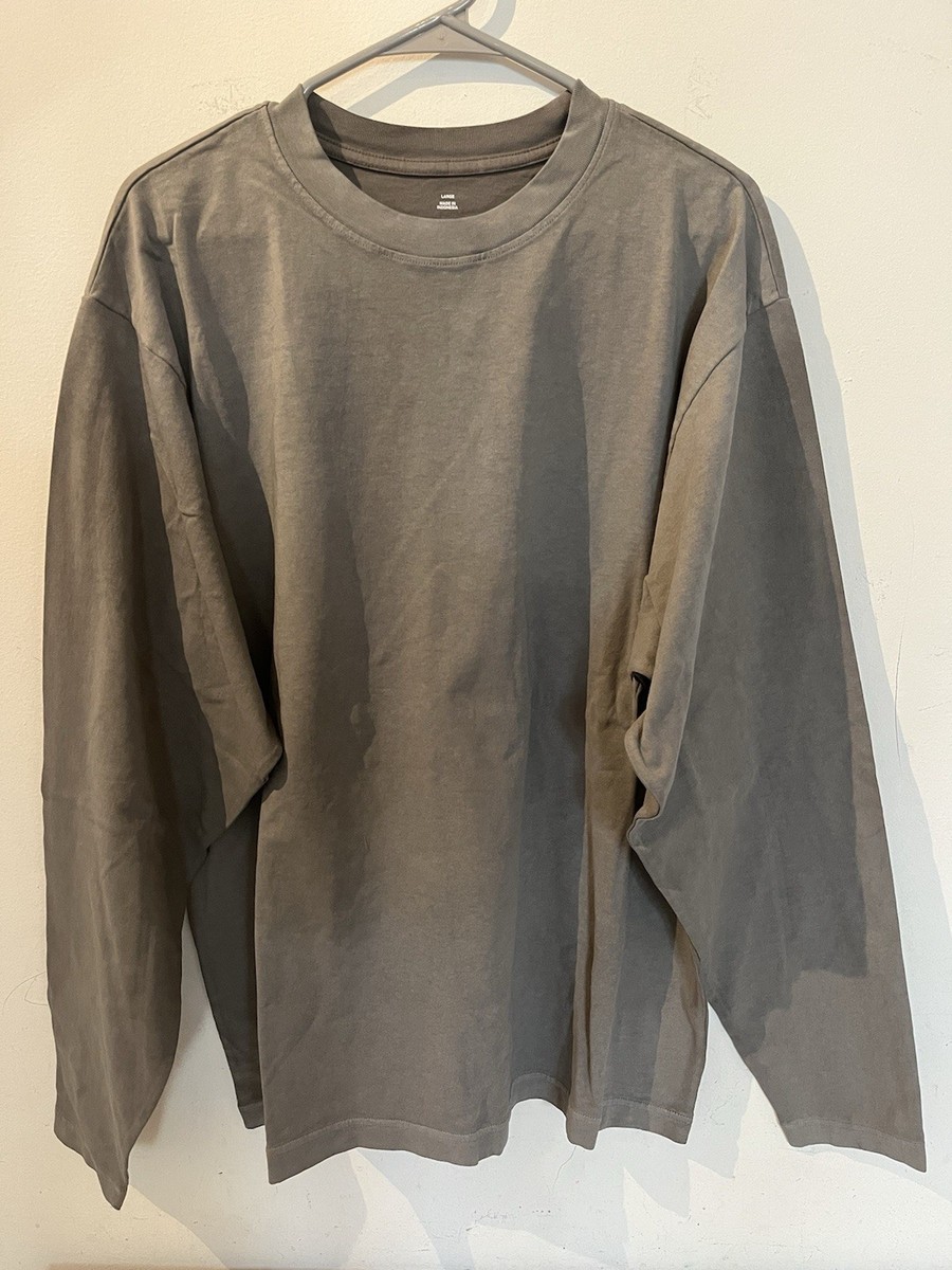 Yeezy YZY x GAP Unreleased Poetic Grey Long Sleeve T Shirt - Size
