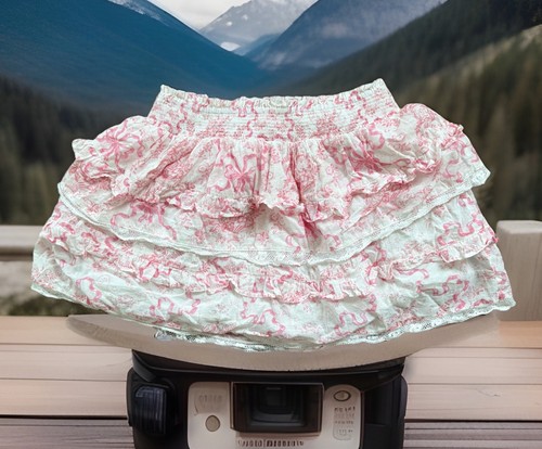 LoveShackFancy Floral Girls Pinkish Skirt 10Y - Great Condition