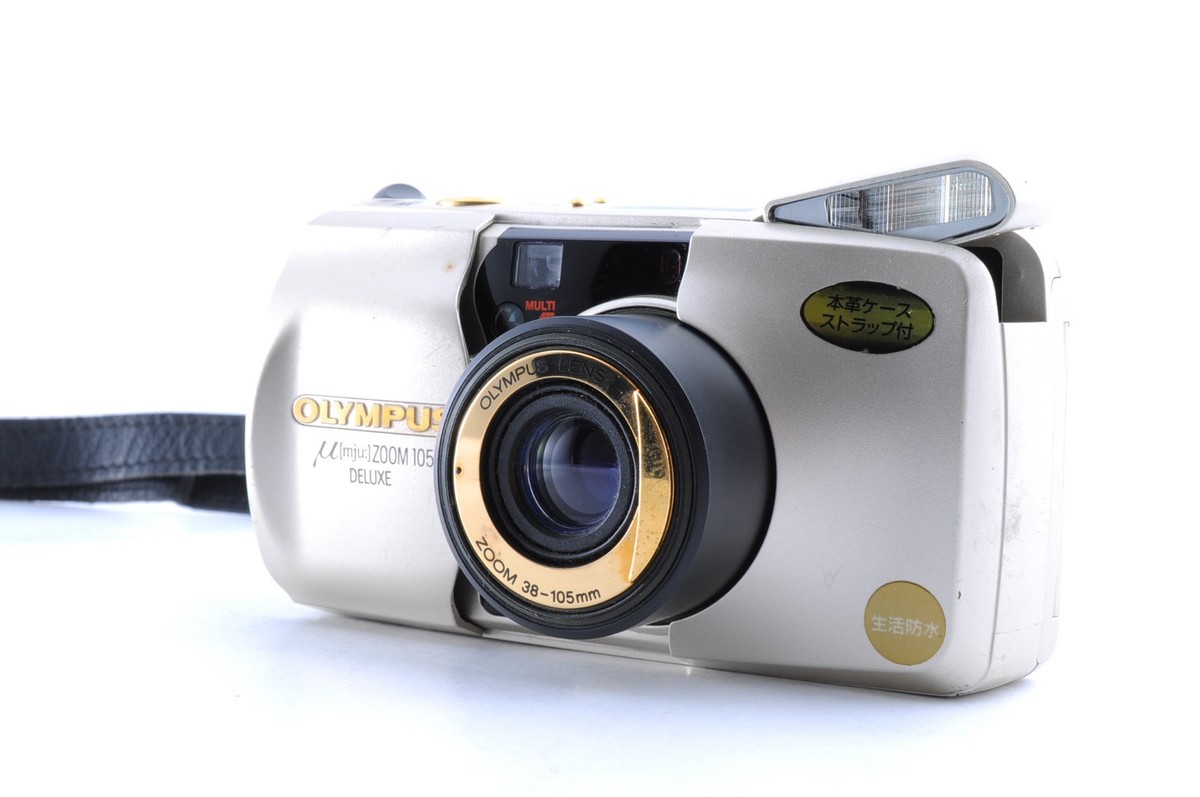 【✨完動品】OLYMPUS μ mju zoom105 deluxe N MINT] Olympus μ mju Zoom 105 Deluxe Point & Shoot Film Camera