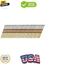 Round Head 2-Inch x .113 x 22 Degree Hot Dip Galvanized Ring Shank Plastic Co...