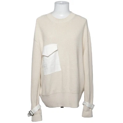 Zara, pull en tricot, taille : M, beige, acrylique/coton, unicolore #NWP - Photo 1/4