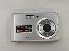 Samsung L730 7.2 MP Digital Camera Silver - Untested
