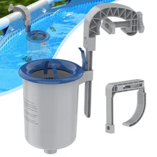 Above Ground Pool Surface Skimmer, Wall Mount Pool Maintenance Accessories fo...