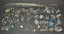 925 Sterling Silver Jewelry Lot, 504 Grams, Scrap/Wear/Resell