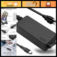 65W USB C Laptop Charger for Lenovo Thinkpad Yoga Chromebook - ADLX65YDC2A Repla