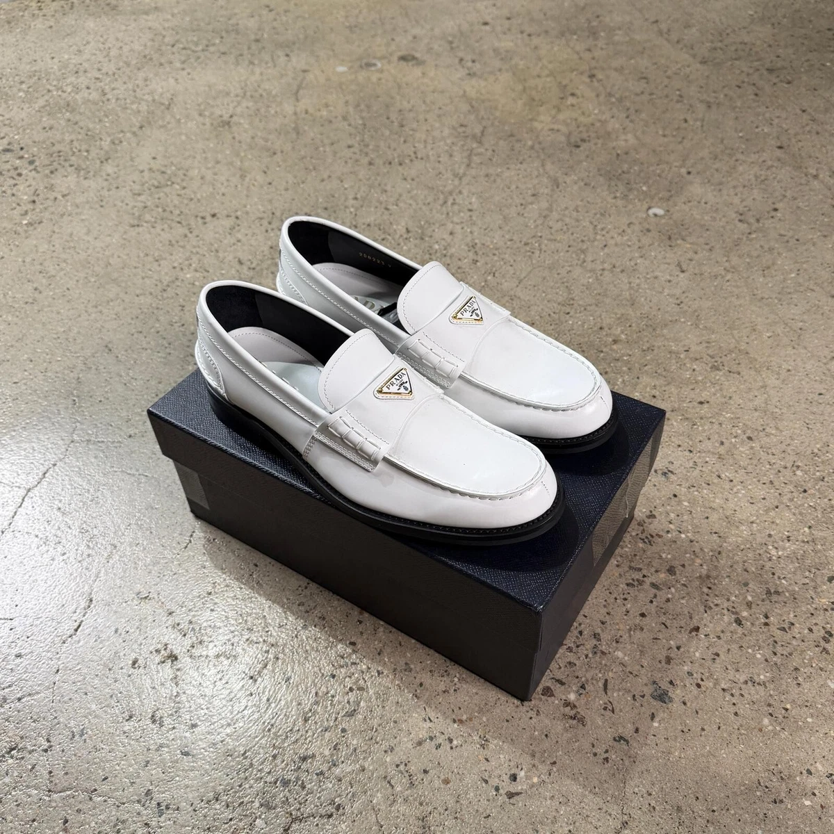 PRADA Loafer White Casual Shoes for Men for sale | eBay