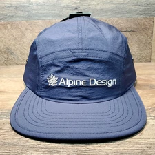 Alpine Design Men's 5 Panel Cap Adjustable Size Lunar Blue NEW With Tags