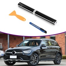 Gloss Glossy Black Car Vinyl Wrap Sticker Decal Sheet Film Diy Air Release