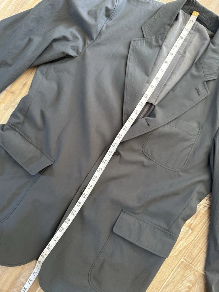 Beams Plus Jacket 3B Blazer XL 42 Gray Grey Sport Coat Japan Travel - Image 4 of 4