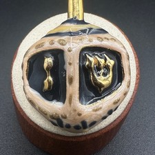 Vintage Dreidel Brooch – Enamel Hanukkah Spinning Top Pin