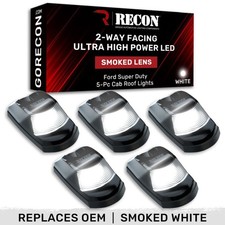Recon 264343bkhpwh Led Cab Roof Light Kit Smokedwhite 17-22 Super Duty Recon 264343bkhpwh Led Cab Roof Light Kit Smokedwhite 17-22 Super Duty