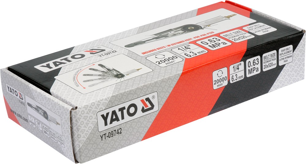 Fits YATO NARZ�DZIA YT-09742 PNEUMATIC BELT GRINDER 20X520MM  ⭐UK Stock⭐
