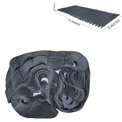 13.1x8.2ft Ground Grid Geocell Permeable Pavers for Roadbed Reinforcement