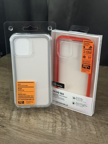 RhinoShield MOD NX Modular Case iPhone 12 Pro Max Clear w Extra Back Plate