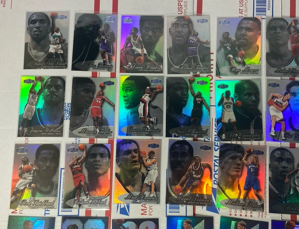 Lot of 65 1998-99 Flair Showcase Row 3 & Row 2 Parallel Cards Semi Stars - Look - Image 2 of 4