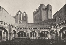 BOUCHES- DU- RH&Ocirc;NE. Montmajour. Abbaye 1895 old antique vintage print picture
