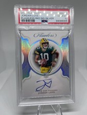 Jordan Love 2020 Flawless RC Rookie Silver Auto 14/20 PSA 10