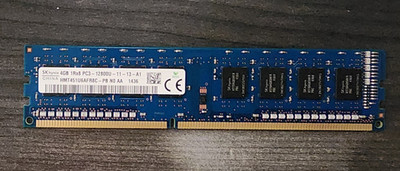 SK Hynix 4Gb 1Rx8 PC3-12800U-11-13-A1 HMT451U6BFR8C-PB N0 AA
