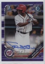 2019 Bowman Chrome Prospect Purple Refractor 31/250 Telmito Agustin Auto tj1