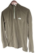 The North Face Women's Glacier 1/4-Zip Fleece Green/Teal