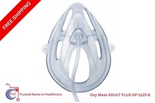 OxyMask Adult Plus OP-1125-8 Oxygen Mask Premium High Flow 12 Count