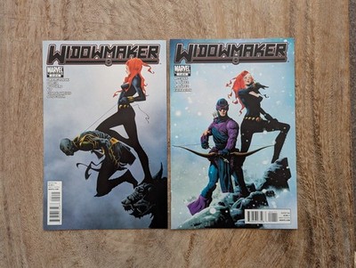 2x Widowmaker #1 & 2 Marvel Comics 2010 Bundle Lot Black Widow