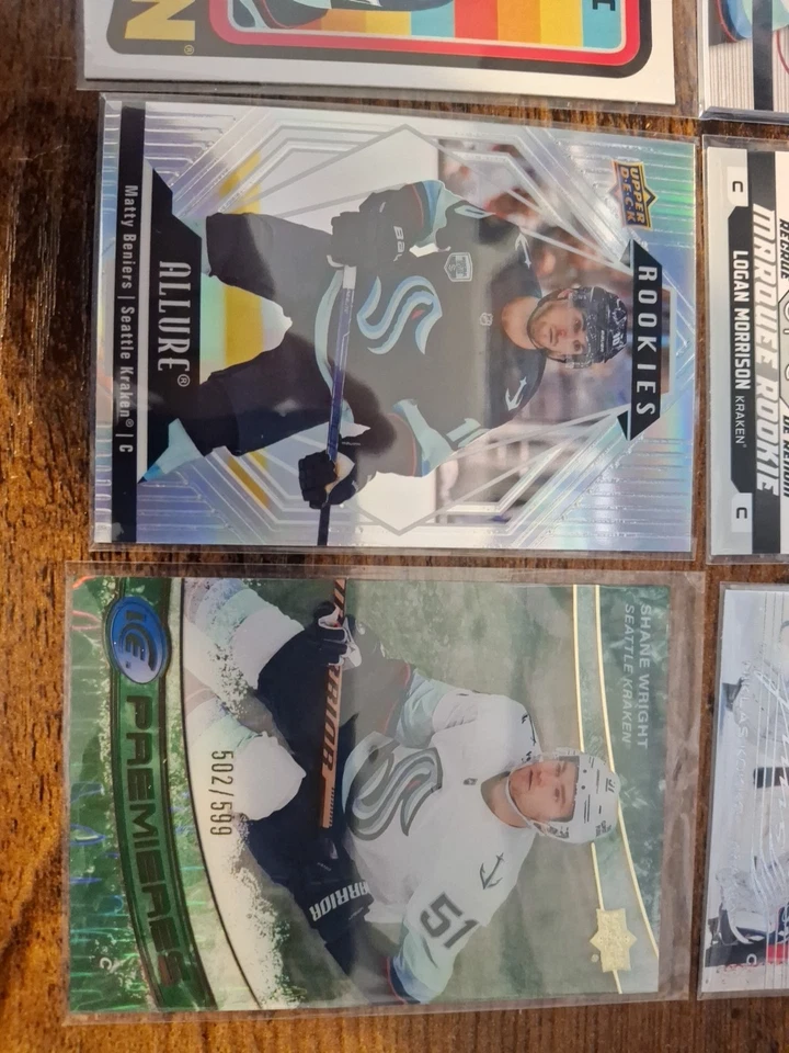Seattle Kraken Lot Of 8 Cards As Pictured **Combine Ship ** - Image 2 of 4