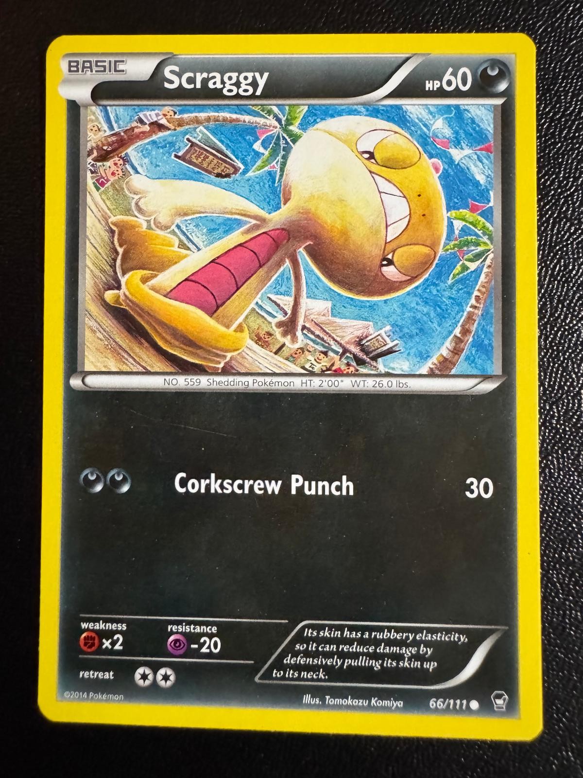 Scraggy - 66/111 - Common Furious Fists - Pokemon - NM