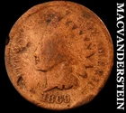1869 Indian Head Cent - Scarce  Semi-key  Better Date  No Reserve  #K2596