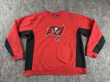 Vintage Tampa Bay Buccaneers Sweatshirt Mens XL Red Reebok Fleece Football NFL