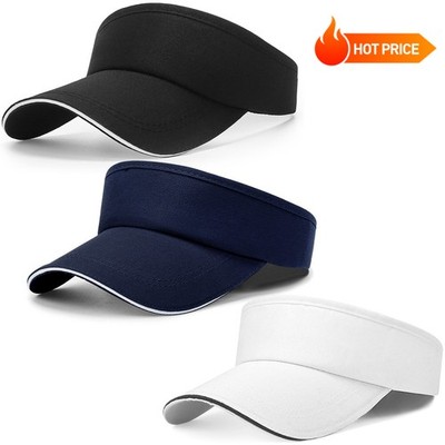 1-5pcs Adjustable Empty Top Sun Hat Sports Visors Beach Sports Cap for Men Women