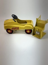 Coca-Cola Pedal Delivery Truck Die Cast Metal Limited Edition As is