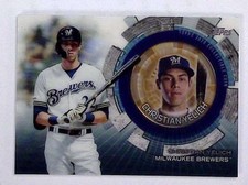 2020 Topps Update Baseball Coin Cards Relics #TBC-CY Christian Yelich Brewers 