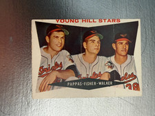 1960 Topps - Milt Pappas Jerry Walker Jack Fisher 399 Brown Rc