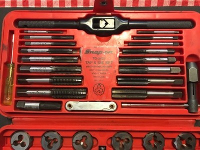 Snap On Tools 42 Pc Tap & Die Set TD-2425 Complete w/ Double Hex