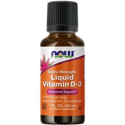 NOW Foods Vitamin D-3 1000 IU flüssig 30 ml