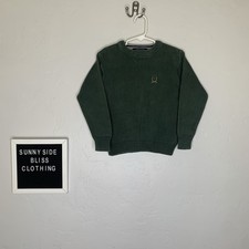 Tommy Hilfiger Vintage Green Knit Crewneck Sweater Size Kids 5