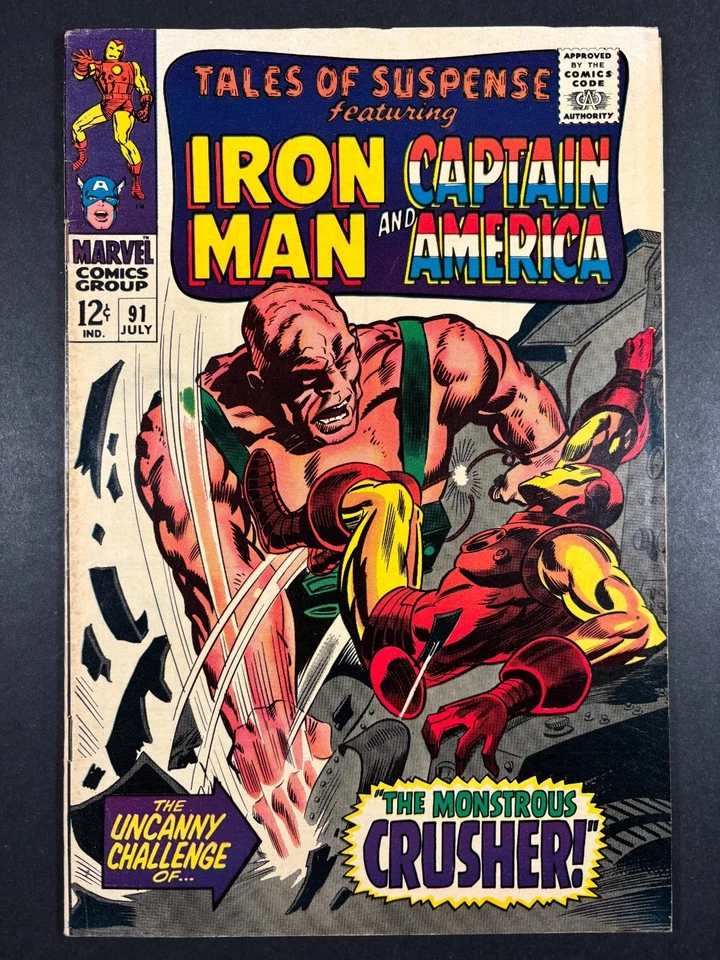 Tales of Suspense Vol. 1 #91: ¡El extraño desafío de la trituradora! Marvel, 1967 Foto 2 de 4