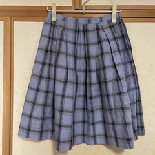 Margaret Howell Blue Check Skirt Size 1 23 inches
