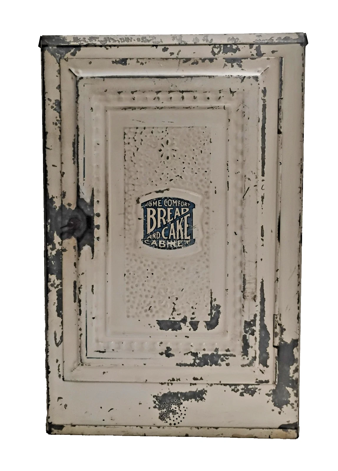 VTG Antique Home Comfort Tin Bread & Cake Box Cabinet Pie Safe 24"