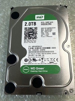Western Digital WD Green 2TB Internal 3.5'' (WD20EZRX) HDD
