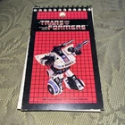 HASBRO TRANSFOMERS G1 AUTOBOTS PORSCHE Note Book Rare 1980s